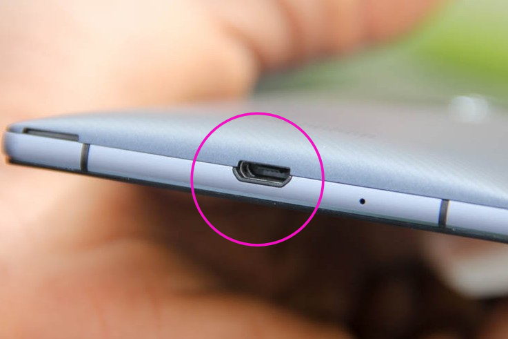 A Phone&rsquo;s USB Port. Source - techpoint.africa