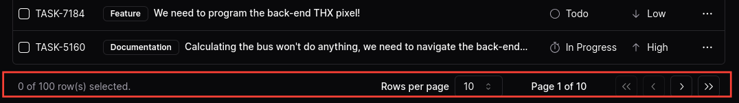 UI Table Pagination - ui.shadcn.com
